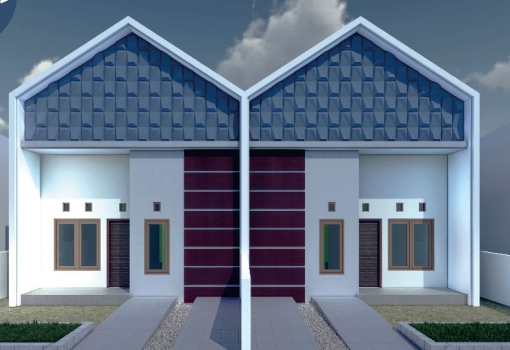 foto tampak rumah tipe 36_91 perumahan MANRAPI RESIDENCE