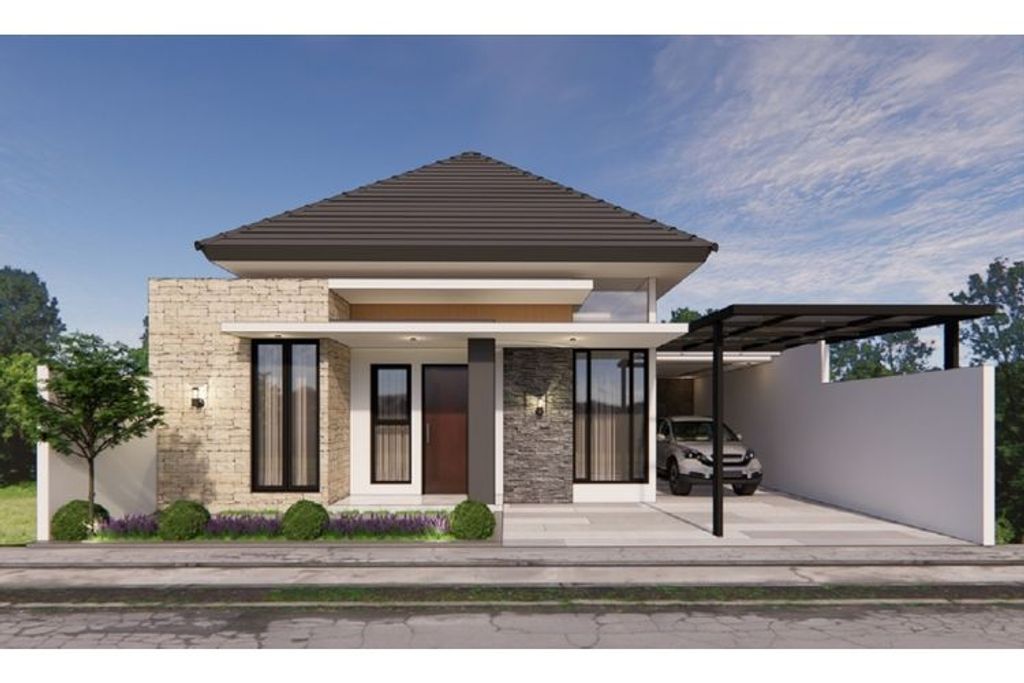 foto tampak rumah tipe GOLD perumahan PONDOK BARITO INDAH 2