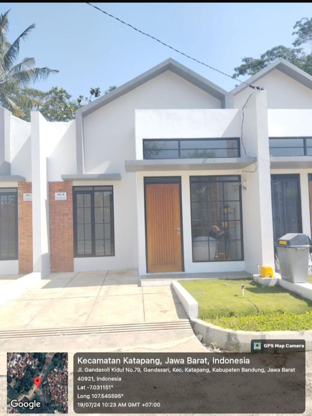 foto tampak rumah tipe 34 perumahan SOREANG GRANDE