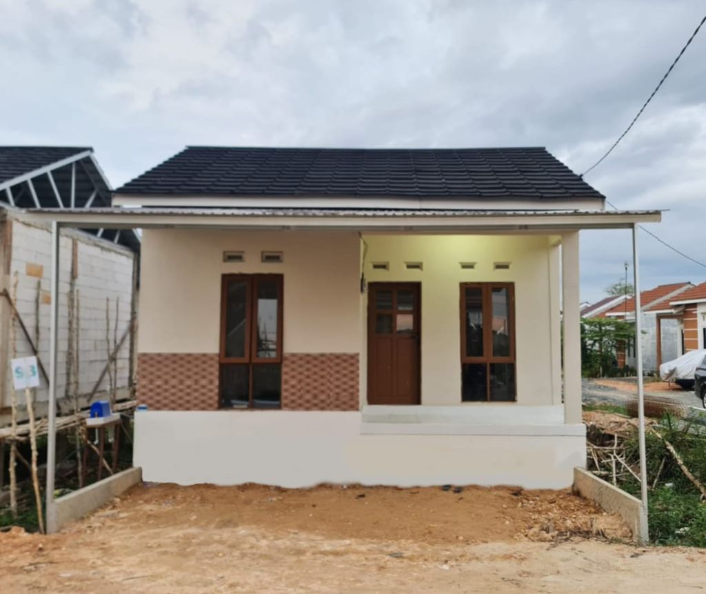 foto tampak rumah tipe 36 Subsidi Minimalis perumahan Al Kautsar Residence
