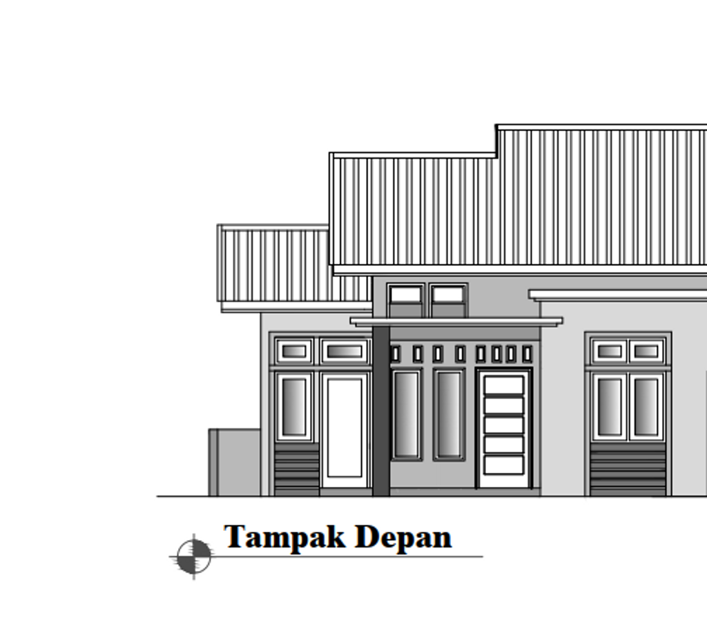 foto tampak rumah tipe 45/126 perumahan TELAGA SURYA REGENCY  tahap 1
