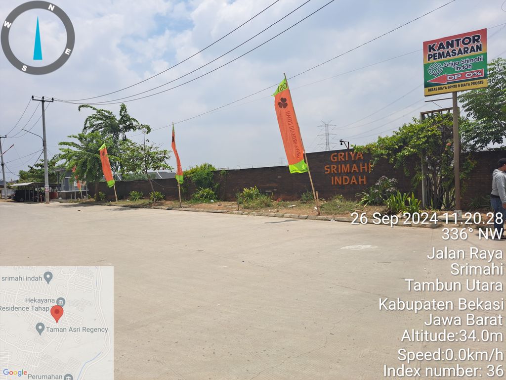 foto gerbang perumahan GRIYA SRIMAHI INDAH TAHAP 2