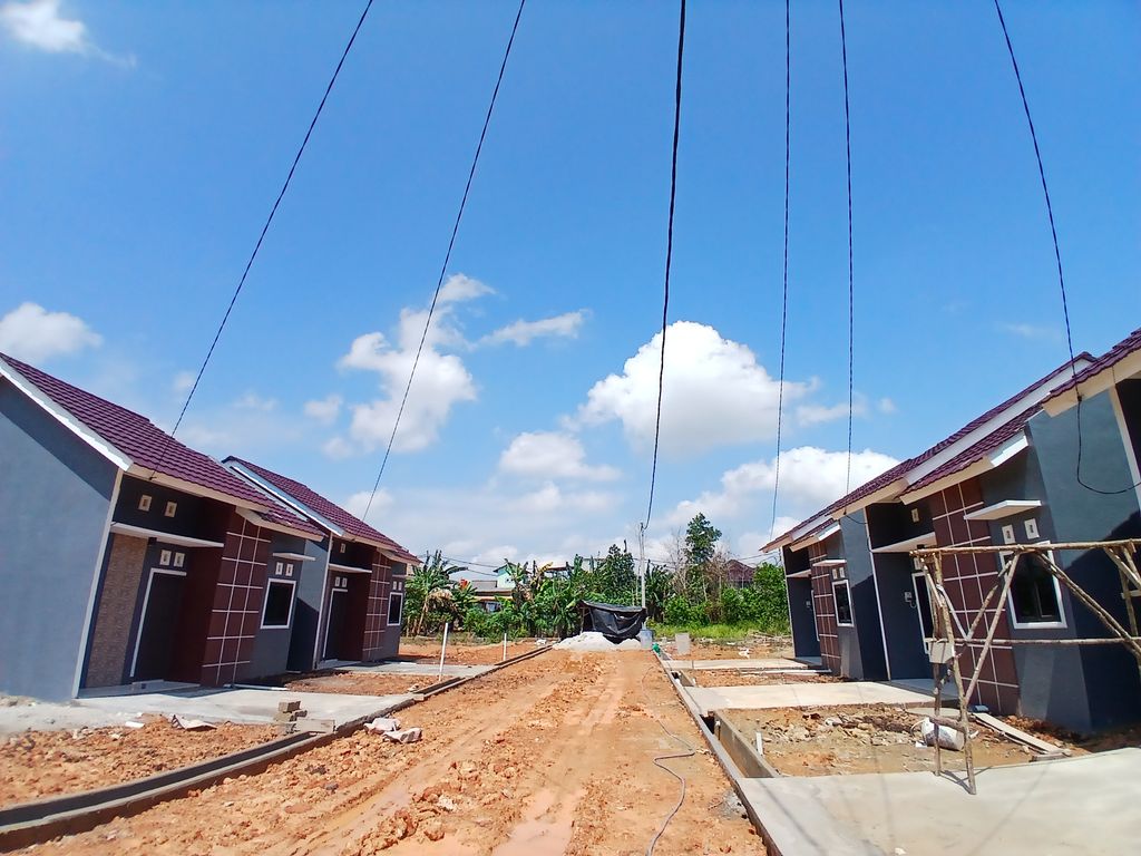 foto posisi tengah perumahan Cahaya properti
