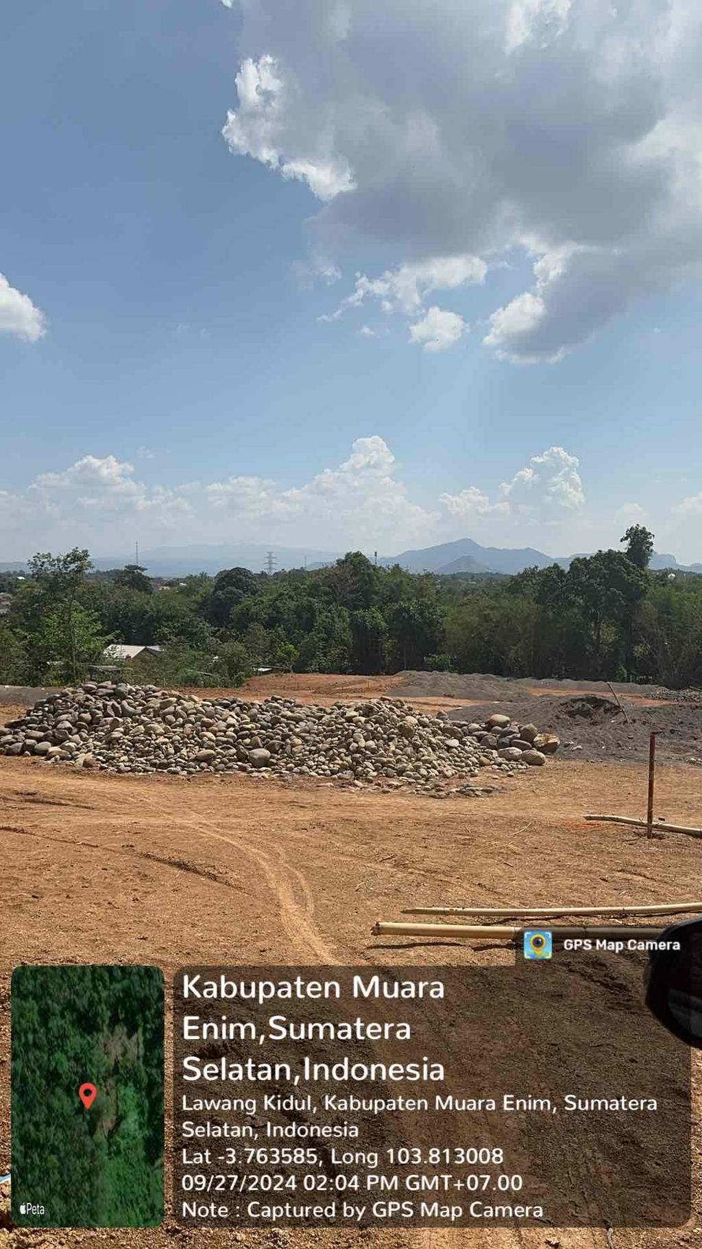 foto posisi tengah perumahan Villa Bukit Mandala