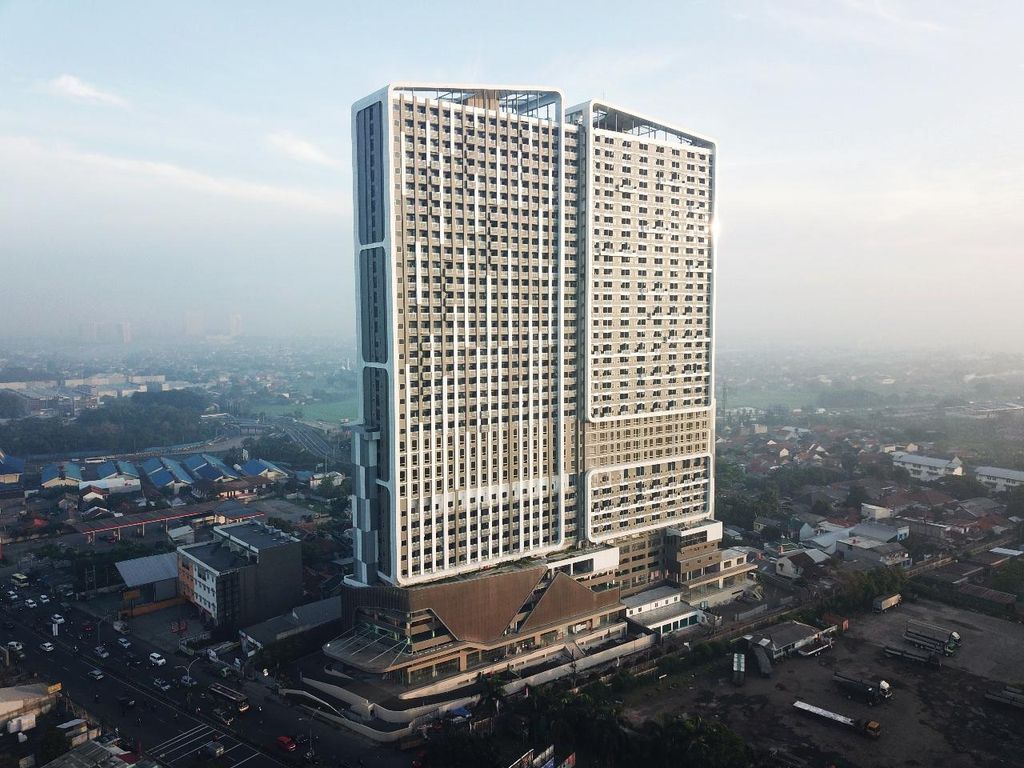 foto tampak rumah tipe Dual Key Corner perumahan Apartemen Springwood