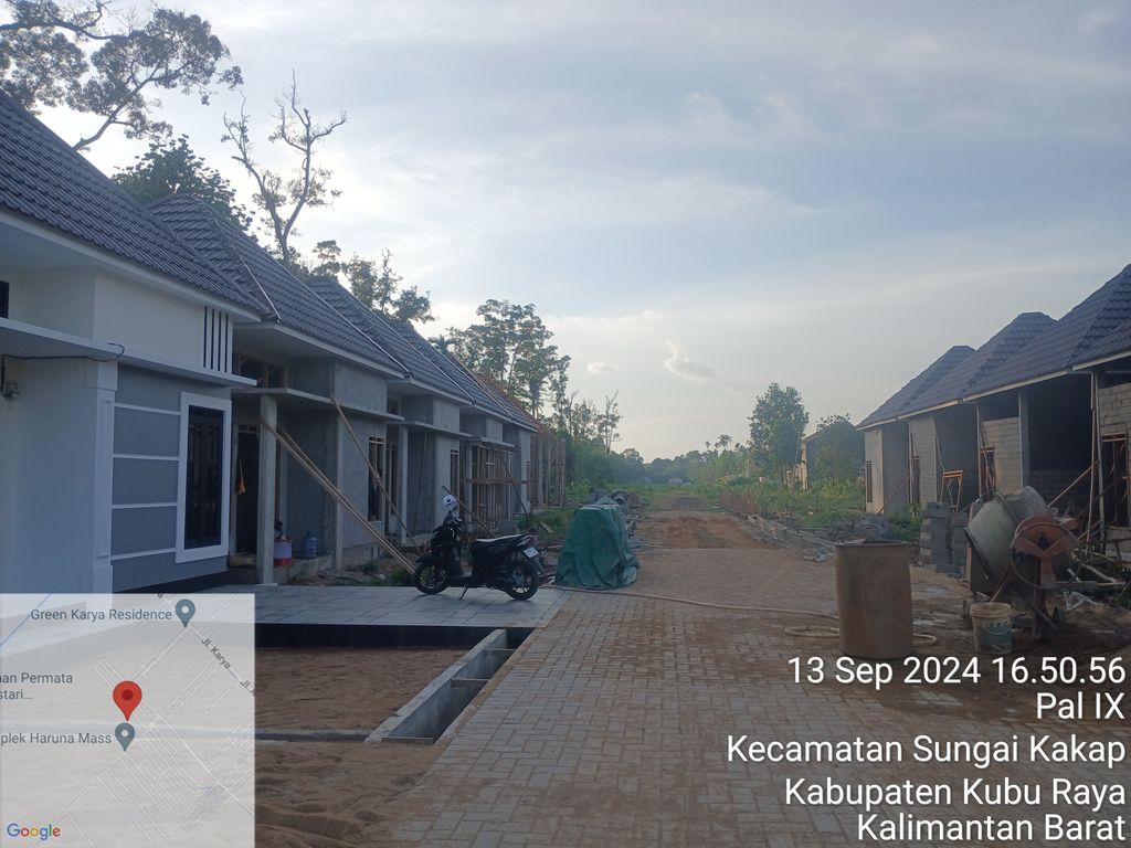 foto posisi tengah perumahan PESONA KARYA HILLS
