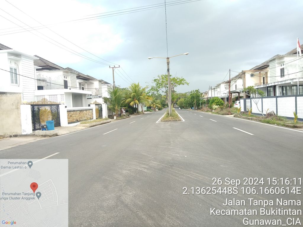 foto posisi tengah perumahan TAMAN TANJUNG BUNGA CLUSTER ANGGREK