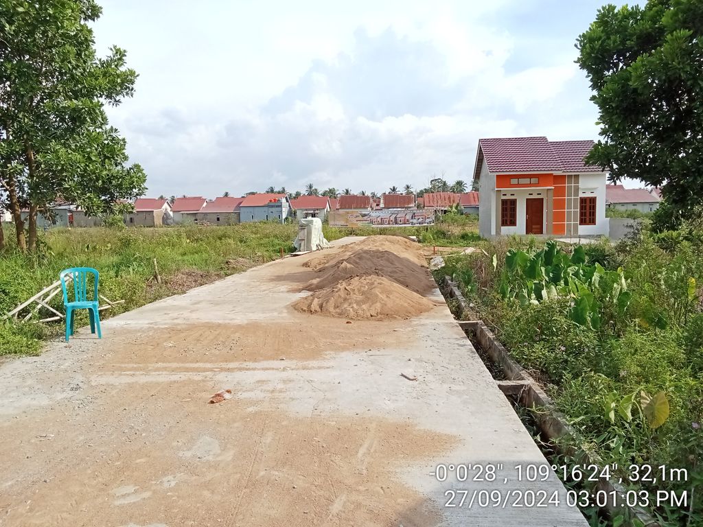 foto gerbang perumahan RENGAS PERMAI C D