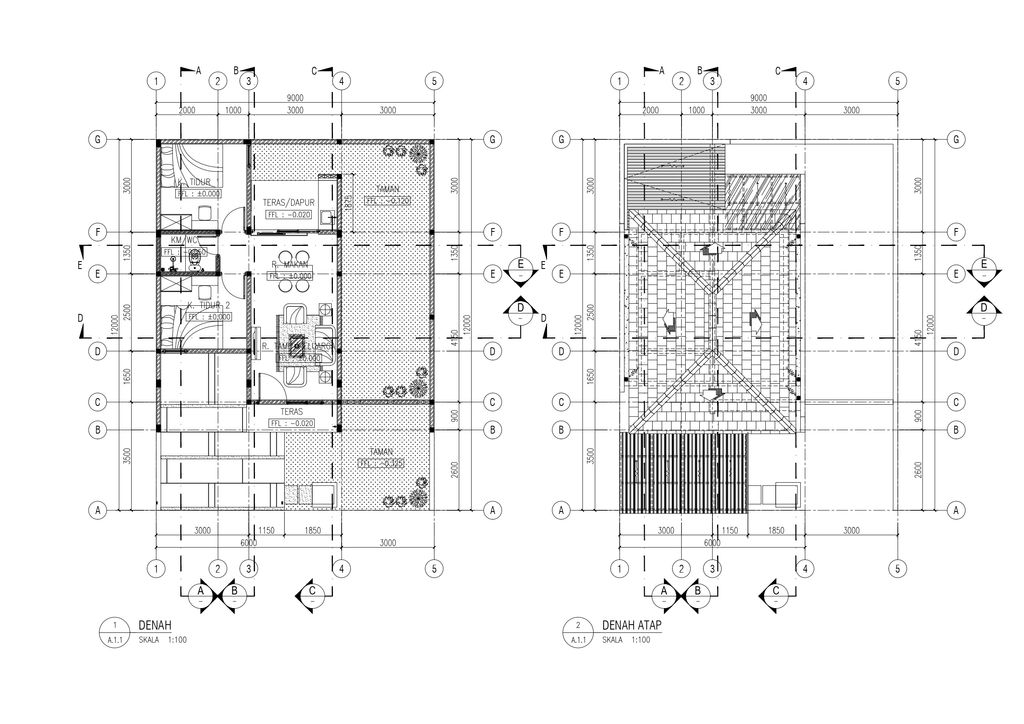 foto denah rumah tipe BARCELONA COVE 42/108 BC perumahan METLAND CIBITUNG - CLUSTER LISSE