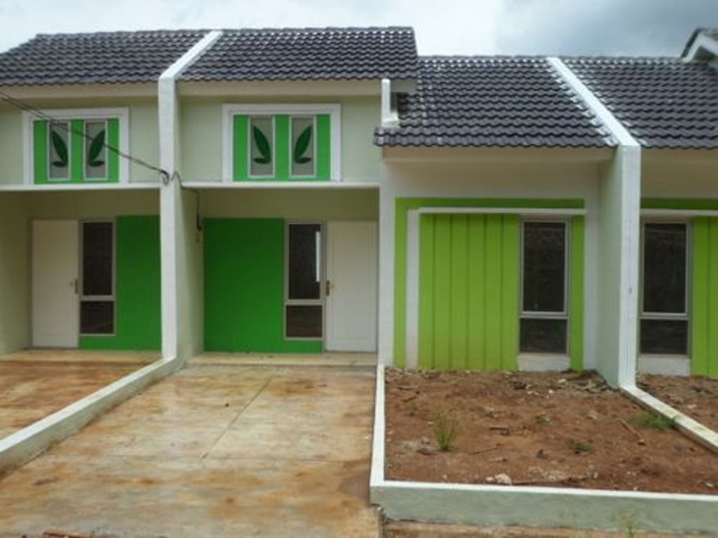 foto tampak rumah tipe FRESSIA 36/84 (B6.6) perumahan Grand Pasir Nangka Tahap 1