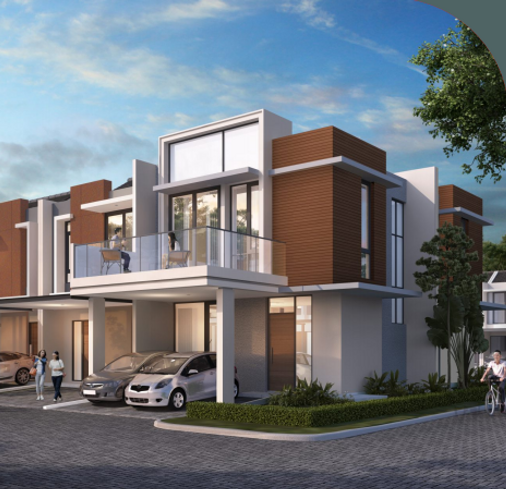 foto tampak rumah tipe BALTIMORE NEW ORCHID HOEK perumahan RUMAH MILENIAL