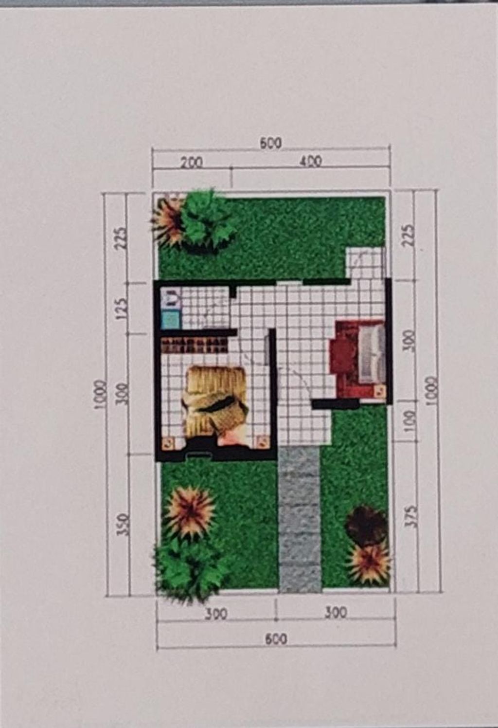 foto denah rumah tipe 22/60 perumahan PERUMAHAN AMARTA RESIDENCE 5