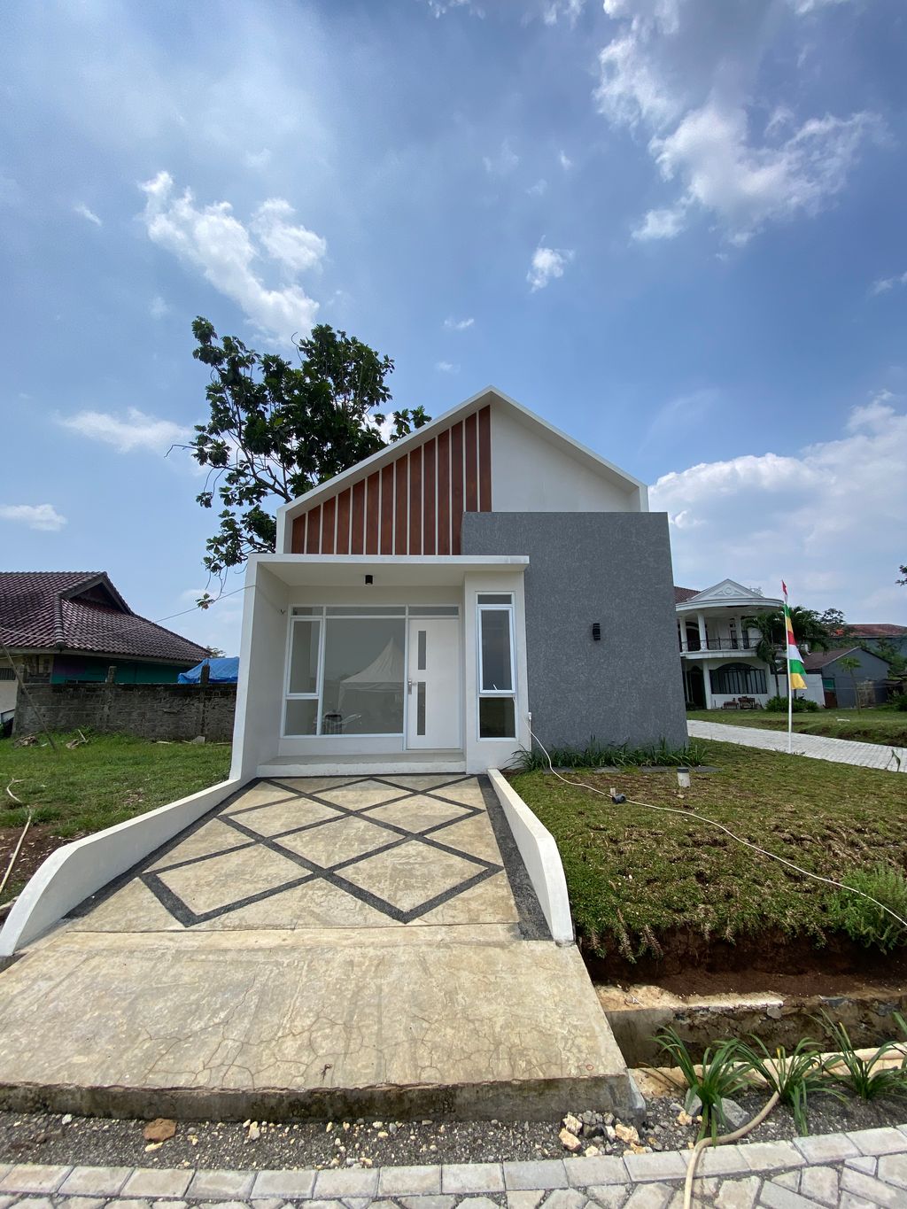 foto tampak rumah tipe 36/72 perumahan PERUMAHAN PESONA DARUSSHALIHIN