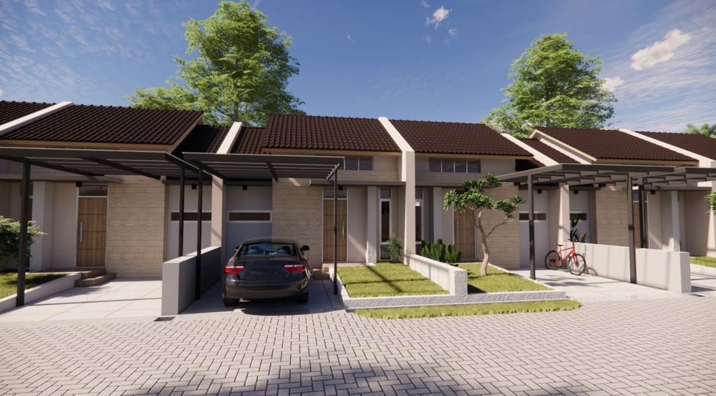foto tampak rumah tipe KOMERSIL perumahan TAMAN ANGGREK KUNINGAN