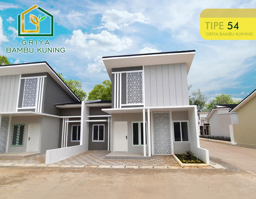foto tampak rumah tipe Rumah Tinggal 54/96 perumahan Griya Bambu Kuning