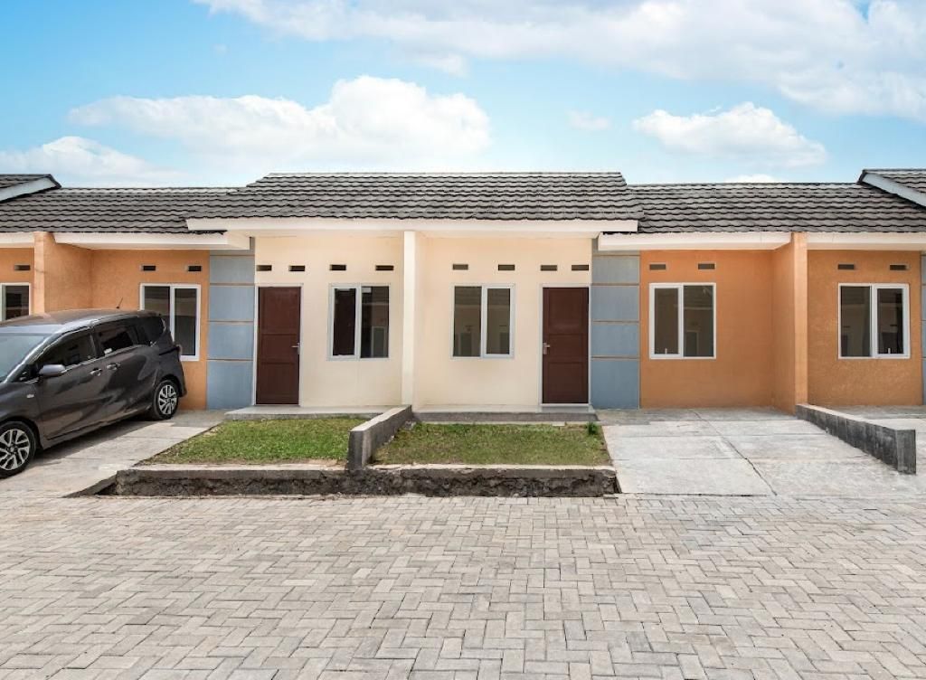 foto tampak rumah tipe 30/60 (2024) perumahan INDOALAM RESIDENCE CIBARUSAH