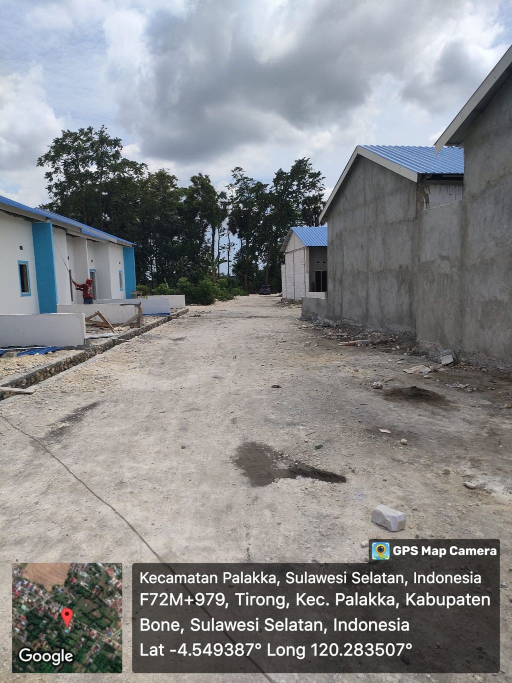 foto posisi tengah perumahan VILLAMAS NUSANTARA WELALANGNGE