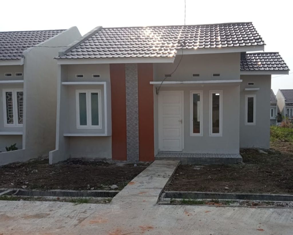 foto tampak rumah tipe UNIT SUBSIDI 2024 perumahan Bumi Kubang Raya Tahap II