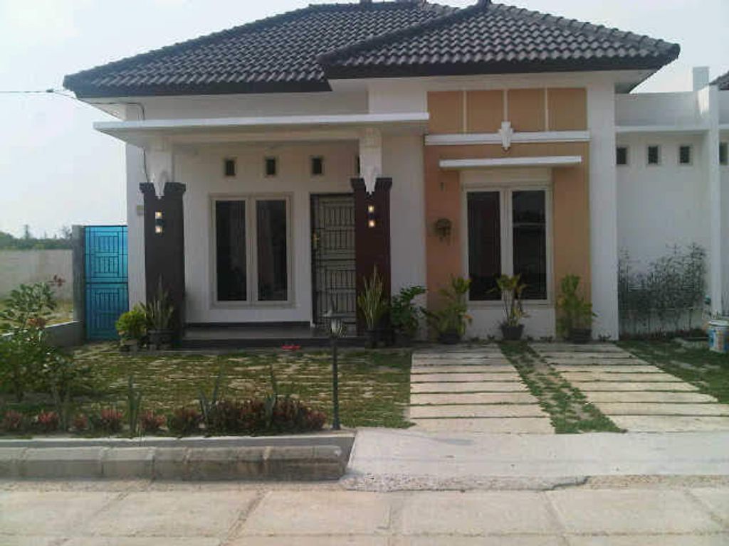 foto tampak rumah tipe 68 perumahan TAMAN TANJUNG BUNGA CLUSTER ANGGREK