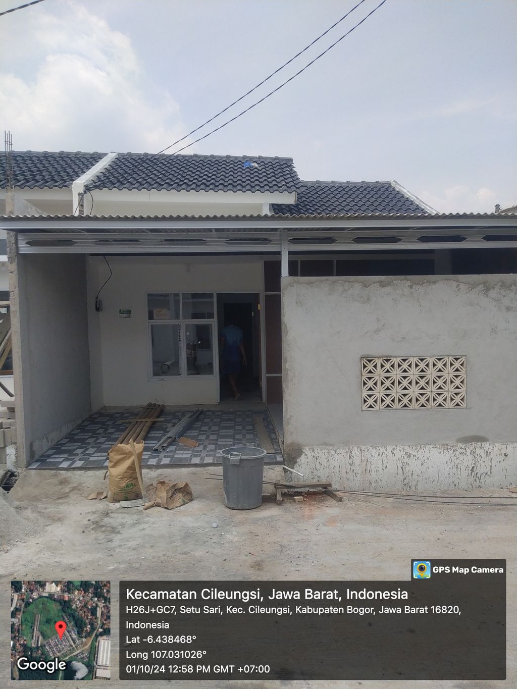 foto tampak rumah tipe SUBSIDI 30/60 (6X10) perumahan FONTANA LAKE