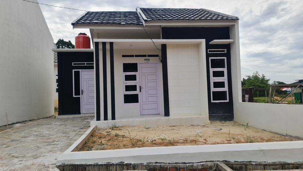 foto tampak rumah tipe 36 perumahan GRIYA MANDIRI