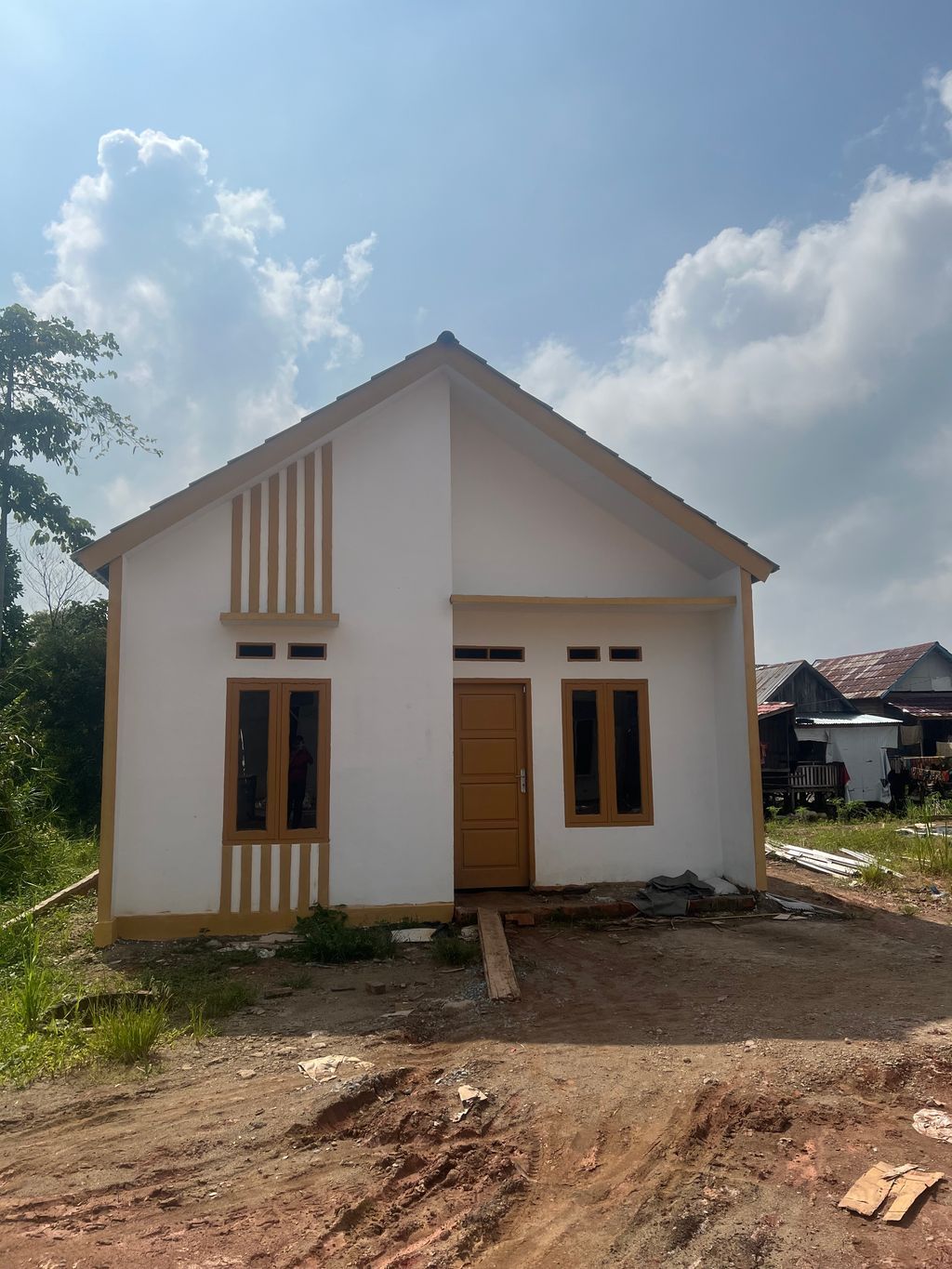 foto tampak rumah tipe Annel 36 perumahan Perumahan Karya Sejahtera 2