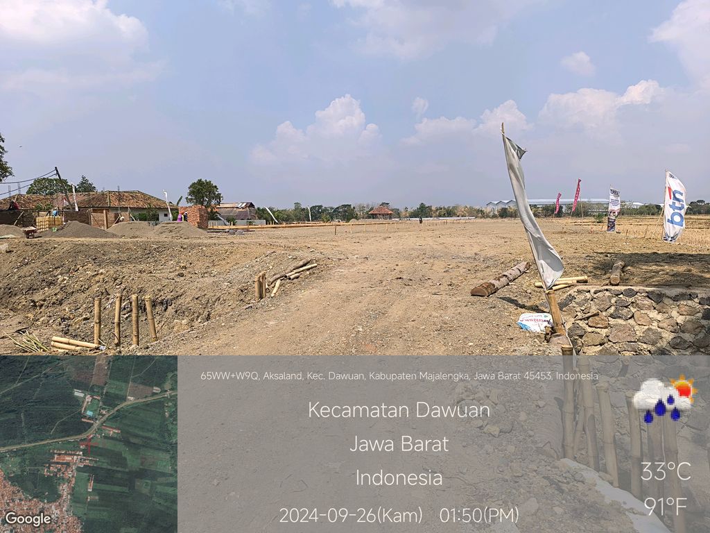 foto gerbang perumahan Aksaland Majalengka