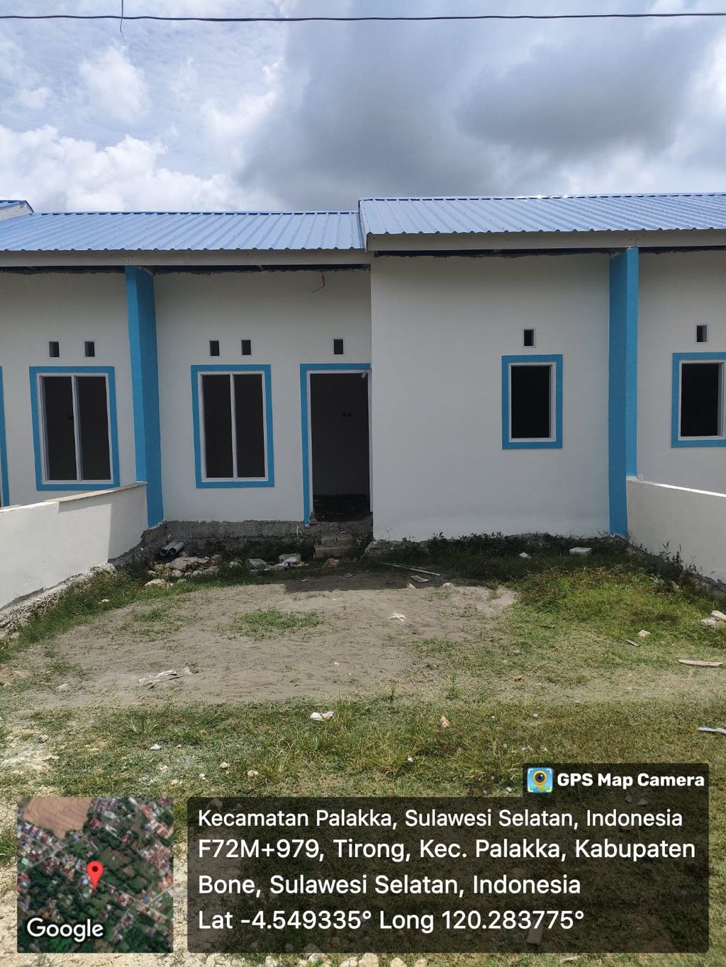 foto tampak rumah tipe 36 perumahan VILLAMAS NUSANTARA WELALANGNGE