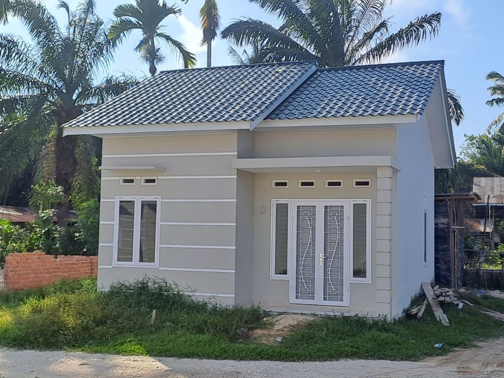 foto tampak rumah tipe TAPAK perumahan VILLA MADANI GREENLAND