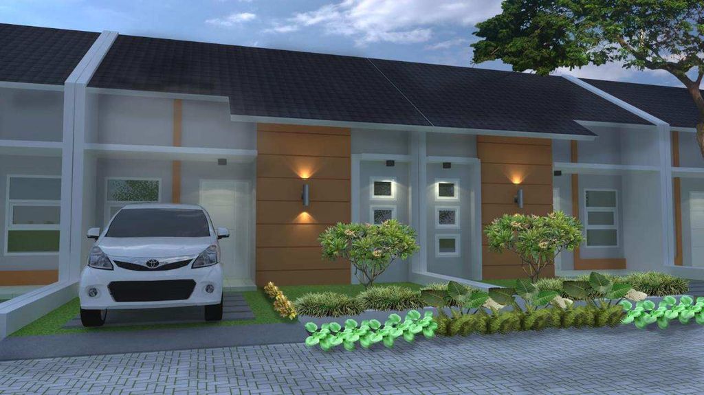 foto tampak rumah tipe 36 perumahan GRAND MUTIARA RESIDENCE 2