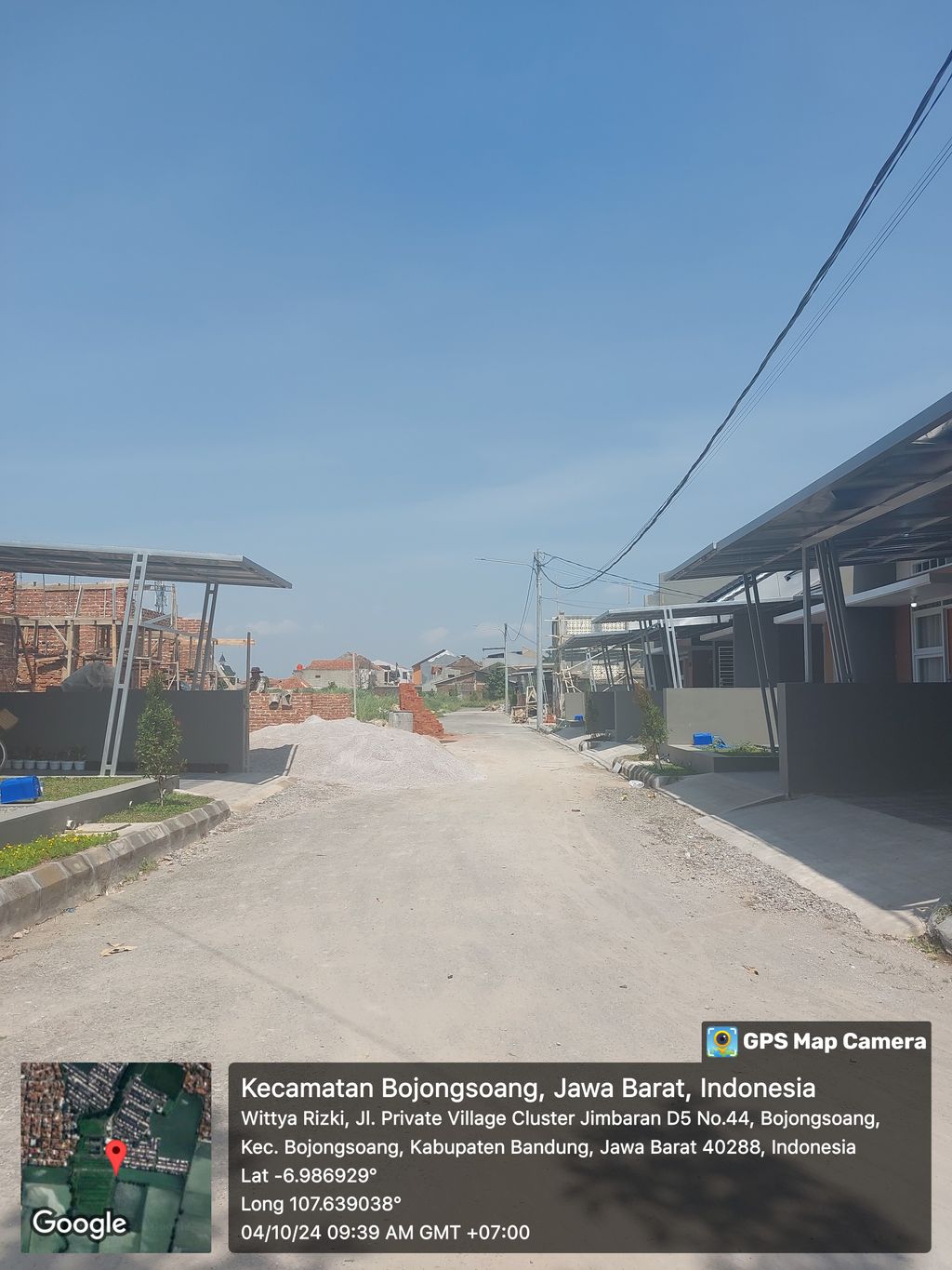 foto posisi tengah perumahan PERUMAHAN PRIVATE VILLAGE CLUSTER CANGGU