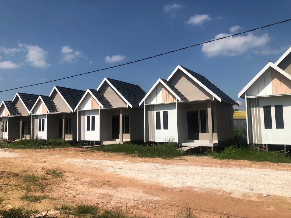 foto tampak rumah tipe 36 perumahan PONDOK PINANG RAYA