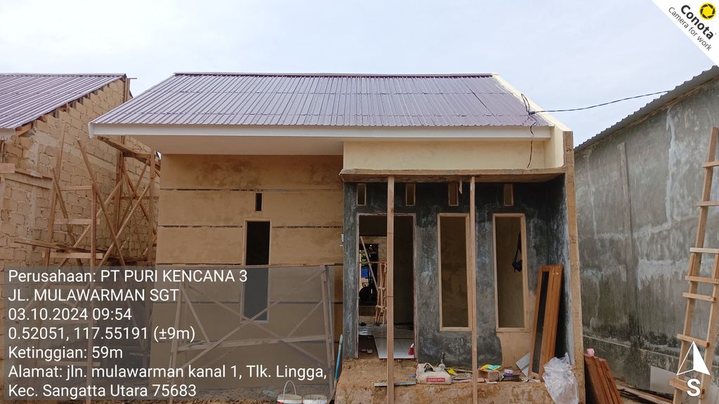 foto tampak rumah tipe 36 perumahan Puri Kencana 3
