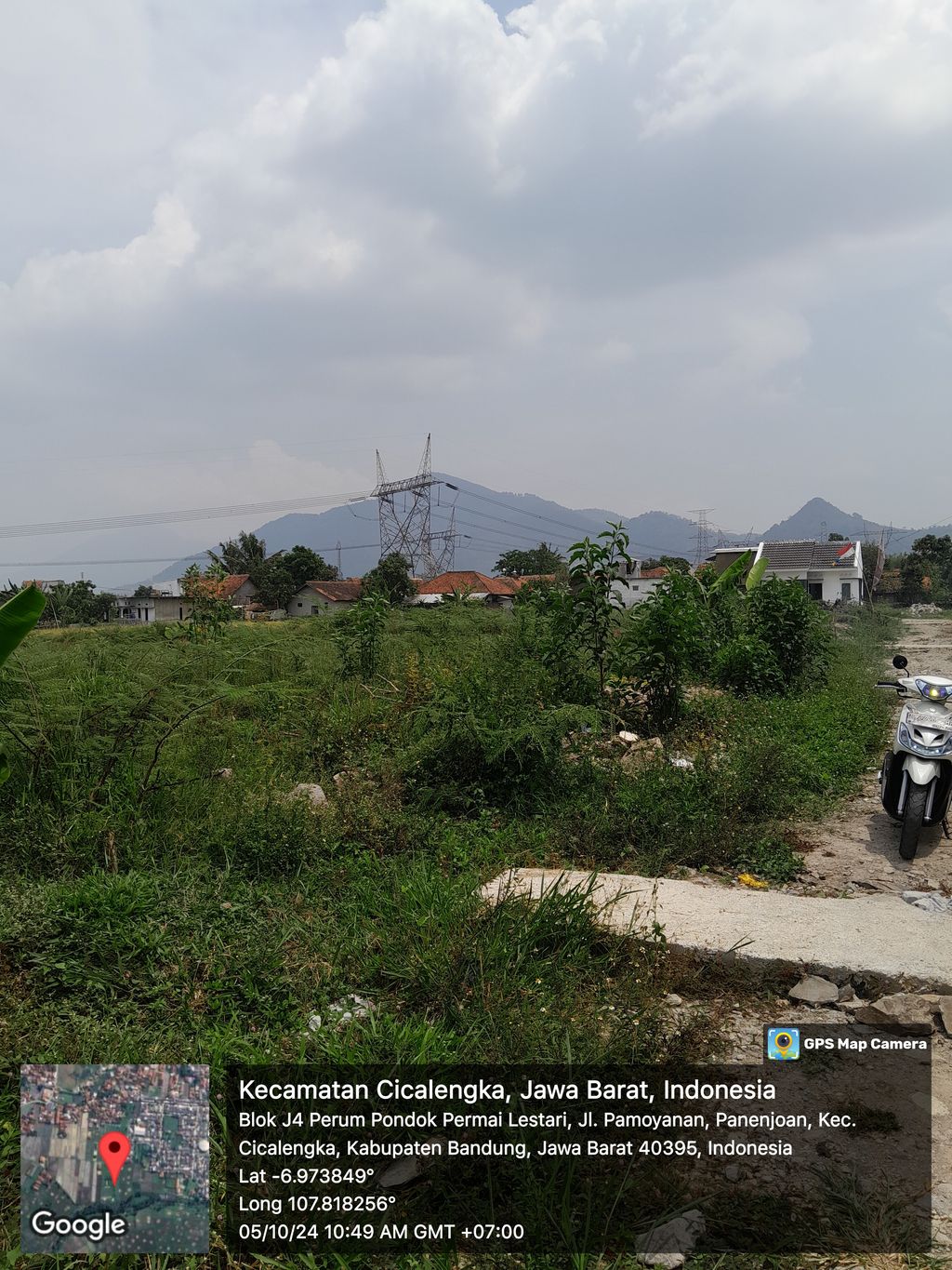 foto posisi tengah perumahan PONDOK PERMAI LESTARI 2