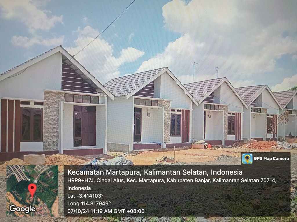 foto tampak rumah tipe BERLIAN PERMAI RESIDENCE (BPR) 18 perumahan BERLIAN PERMAI RESIDENCE (BPR) 18