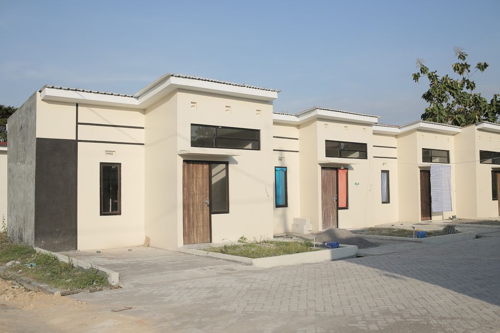 foto tampak rumah tipe 25/72 perumahan Jeruksawit Regency