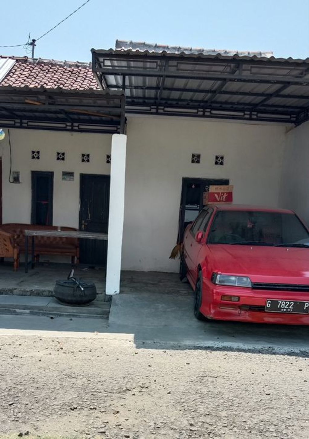 foto tampak rumah tipe 32 perumahan Pala Raya Permai