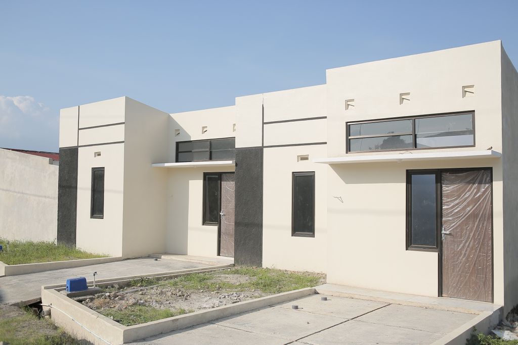 foto tampak rumah tipe 30/66 perumahan Jeruksawit Regency