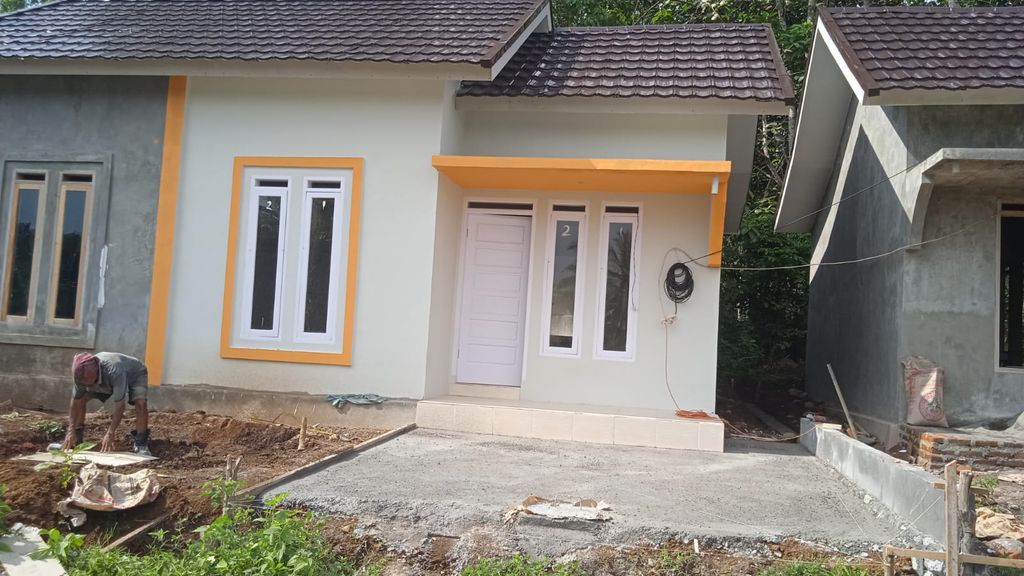 foto tampak rumah tipe 36 perumahan BARINGIN ASRI