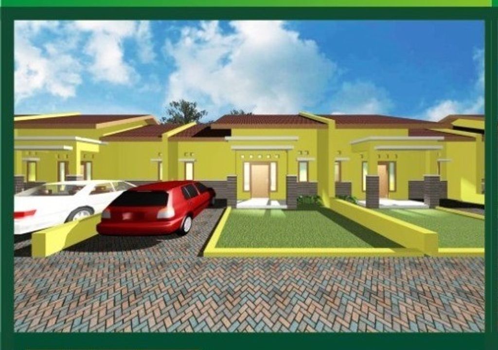 foto tampak rumah tipe T36 perumahan BUKIT PERMATA HIJAU