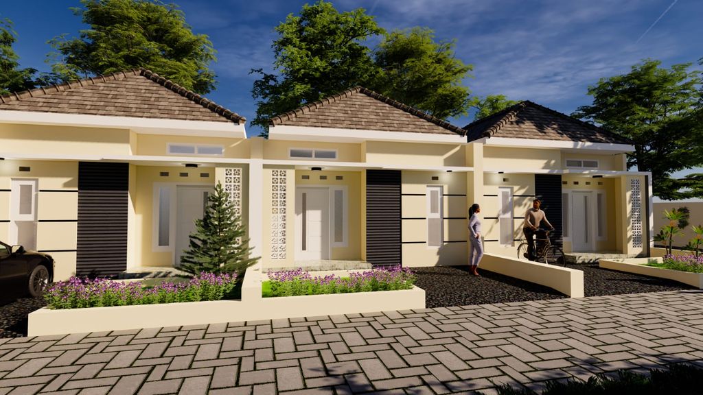 foto tampak rumah tipe UNIT KOMERSIL BELAKANG perumahan GRIYA BERLIAN