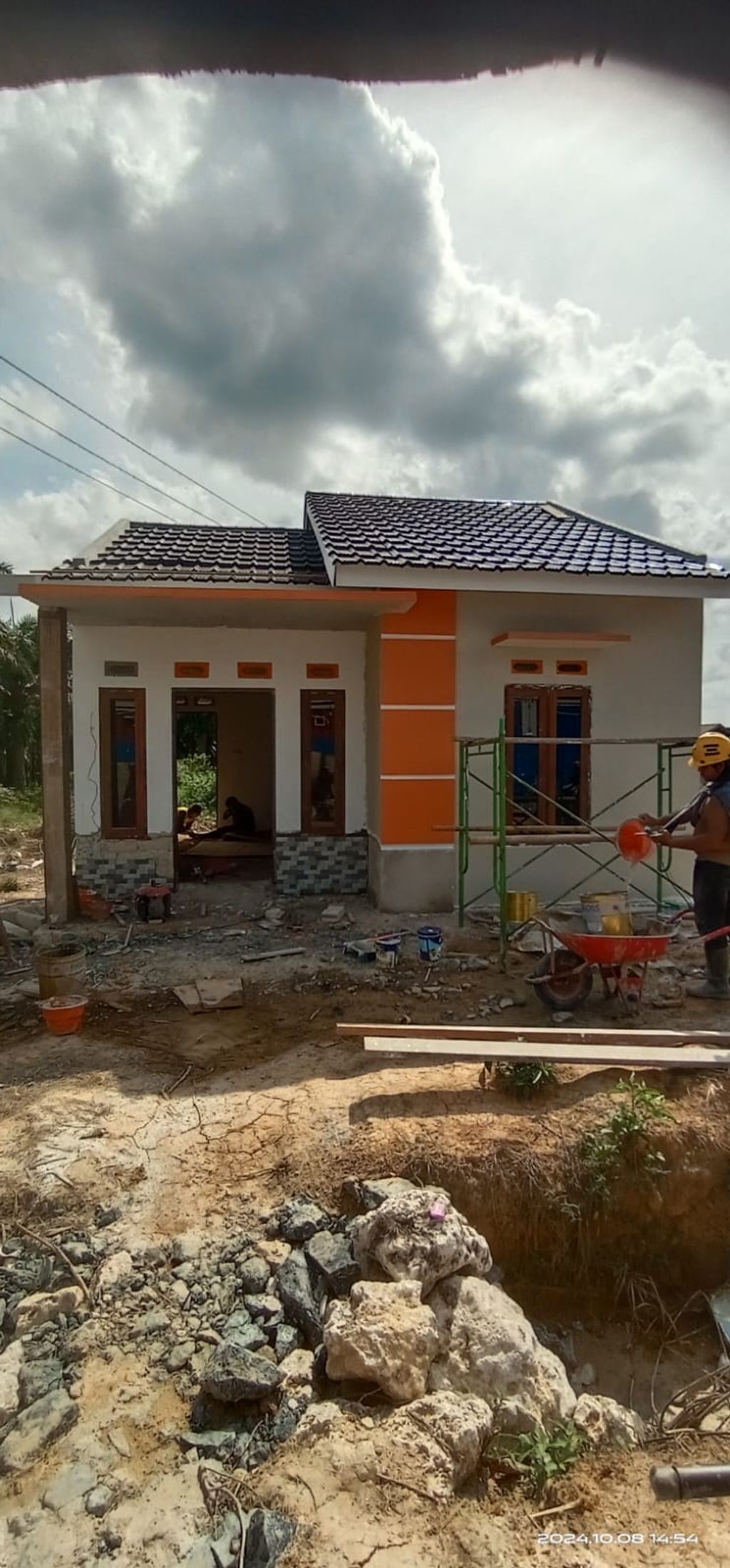 foto tampak rumah tipe 36 perumahan GRAND MUTIARA