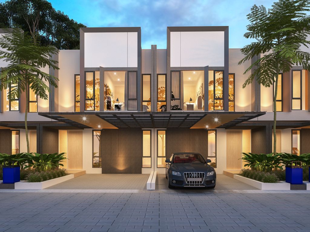 foto tampak rumah tipe NR1 60 perumahan NATURA RESIDENCE