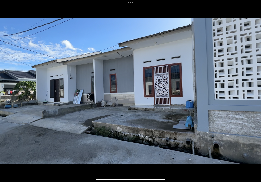 foto tampak rumah tipe SUBSIDI 36 perumahan PURI EDELWEISS
