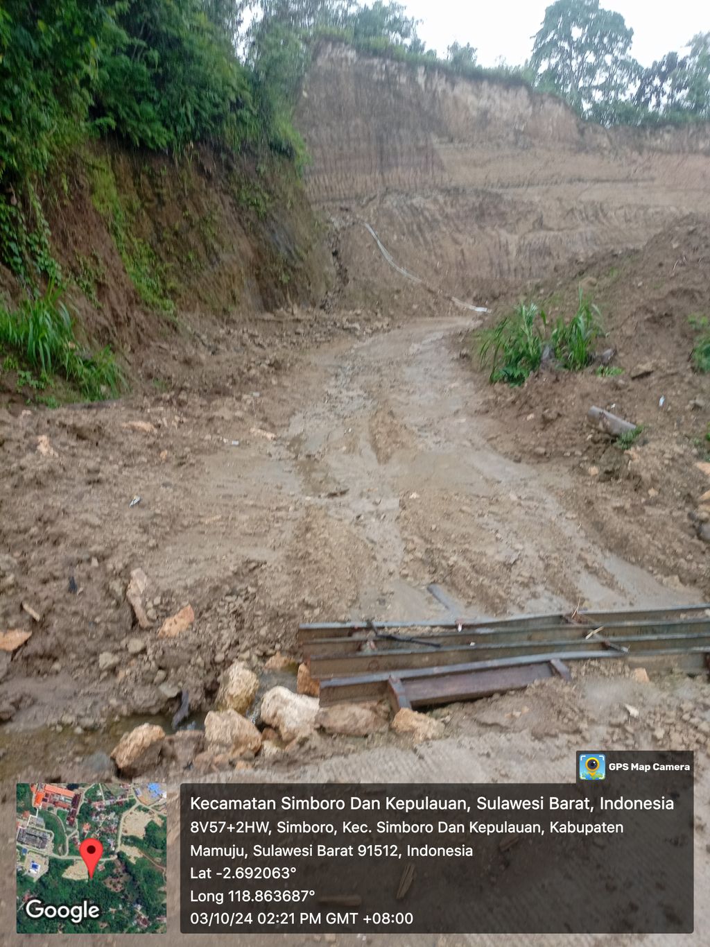 foto gerbang perumahan Bukit Meranti Permai