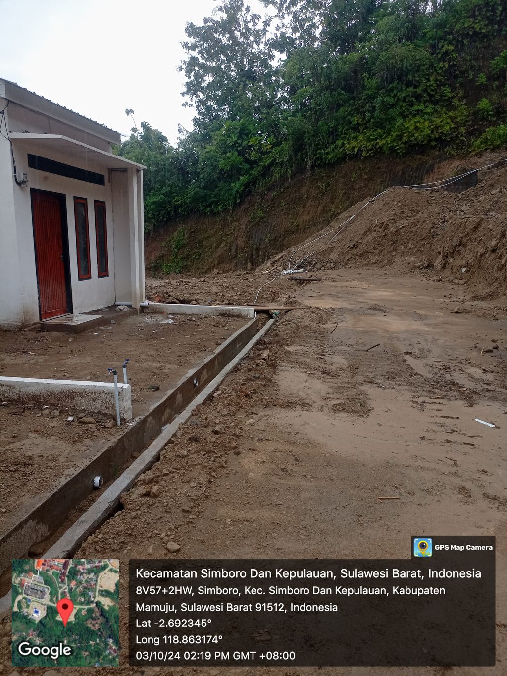foto posisi tengah perumahan Bukit Meranti Permai