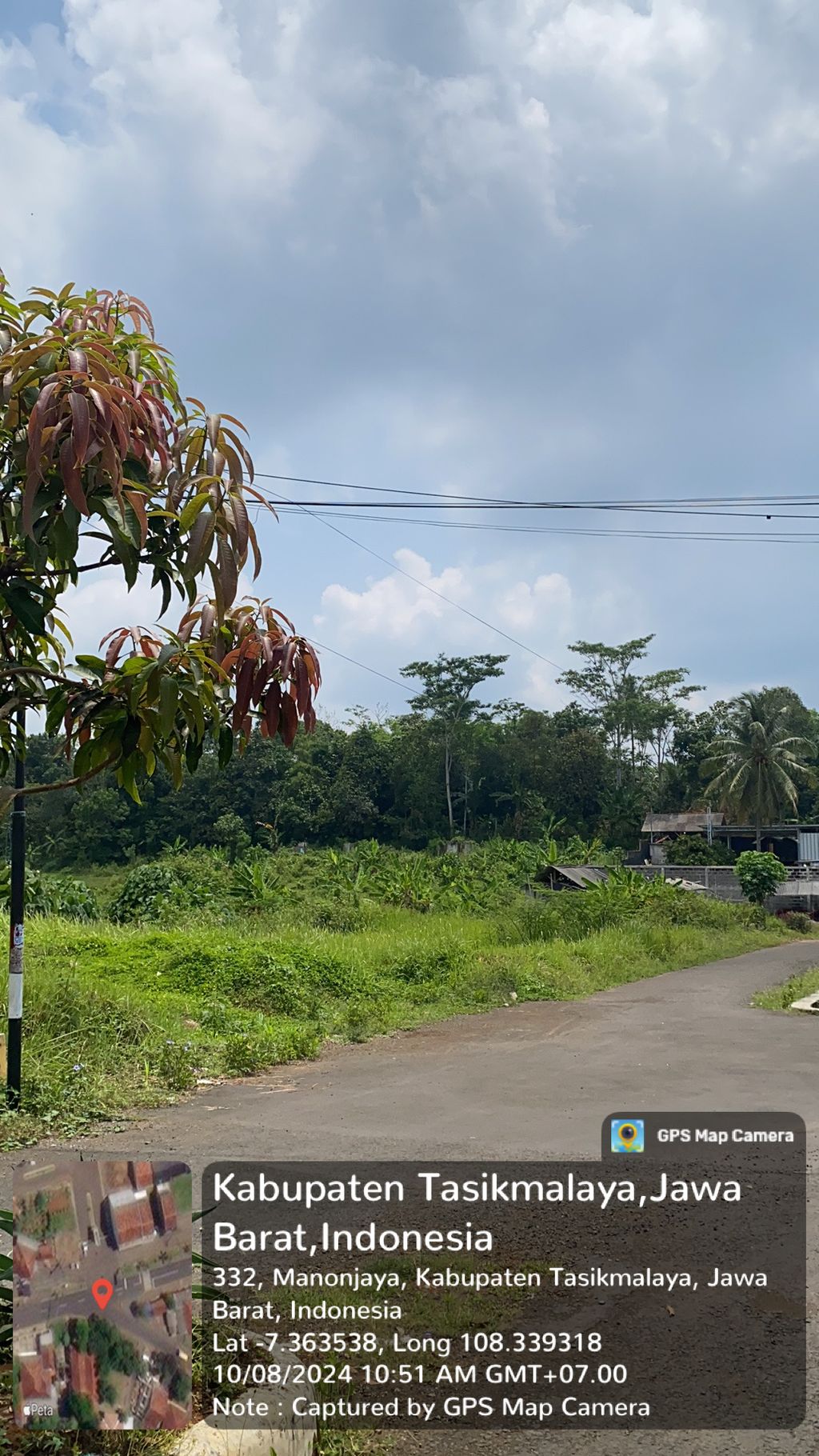 foto posisi tengah perumahan BUMI CILANGKAP PERMAI TAHAP 2