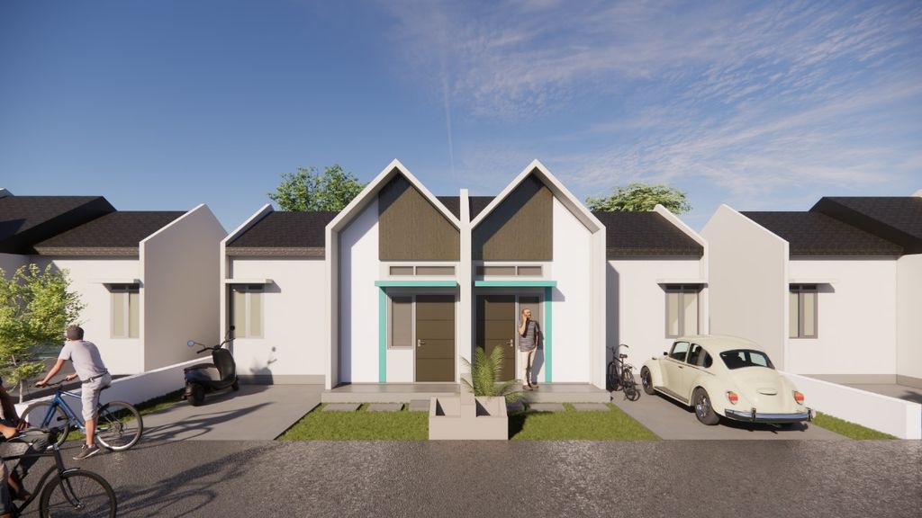 foto contoh rumah perumahan TAMAN BHUMI KIRANA 2