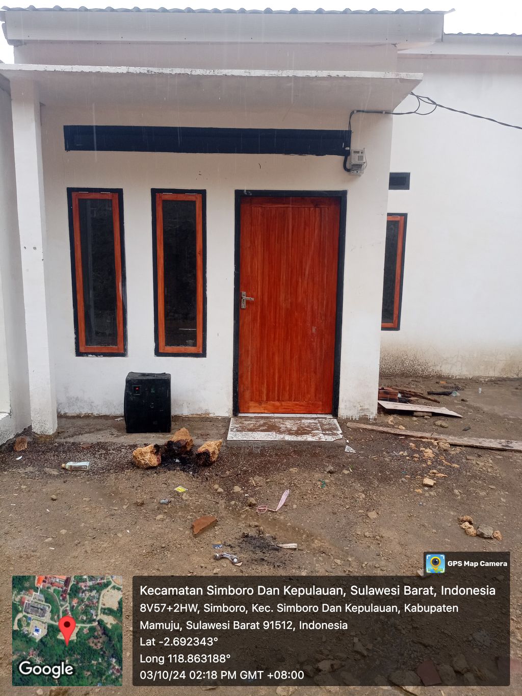 foto tampak rumah tipe 36 perumahan Bukit Meranti Permai