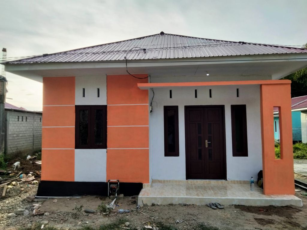 foto tampak rumah tipe 36 perumahan MUTIARA INDAH II